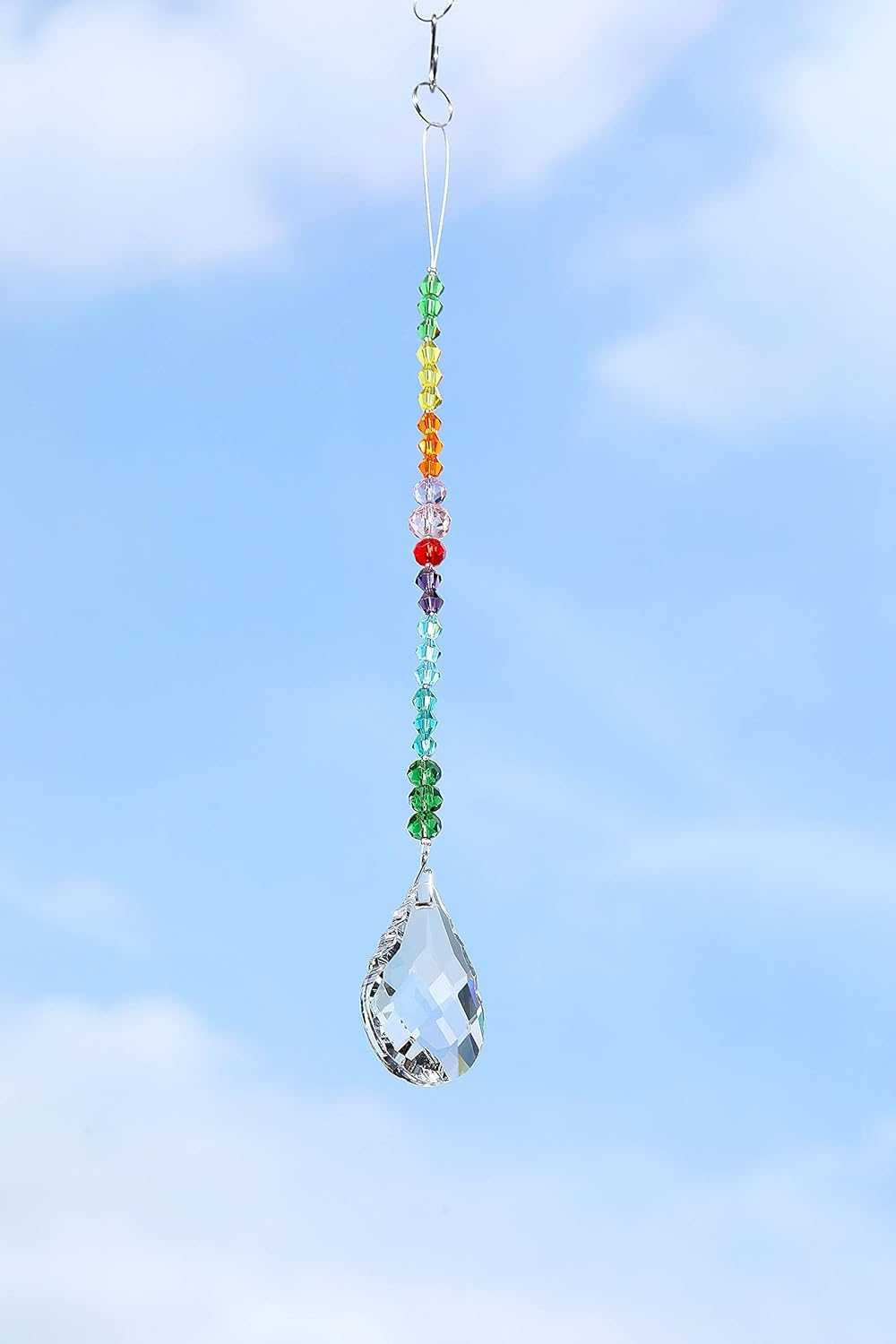 572 CrystalTears Dekoracja okienna wisząca 5 szt Kryształowy wisiorek