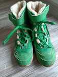 Buty damskie BPC rozmiar 37 zielone ocieplane