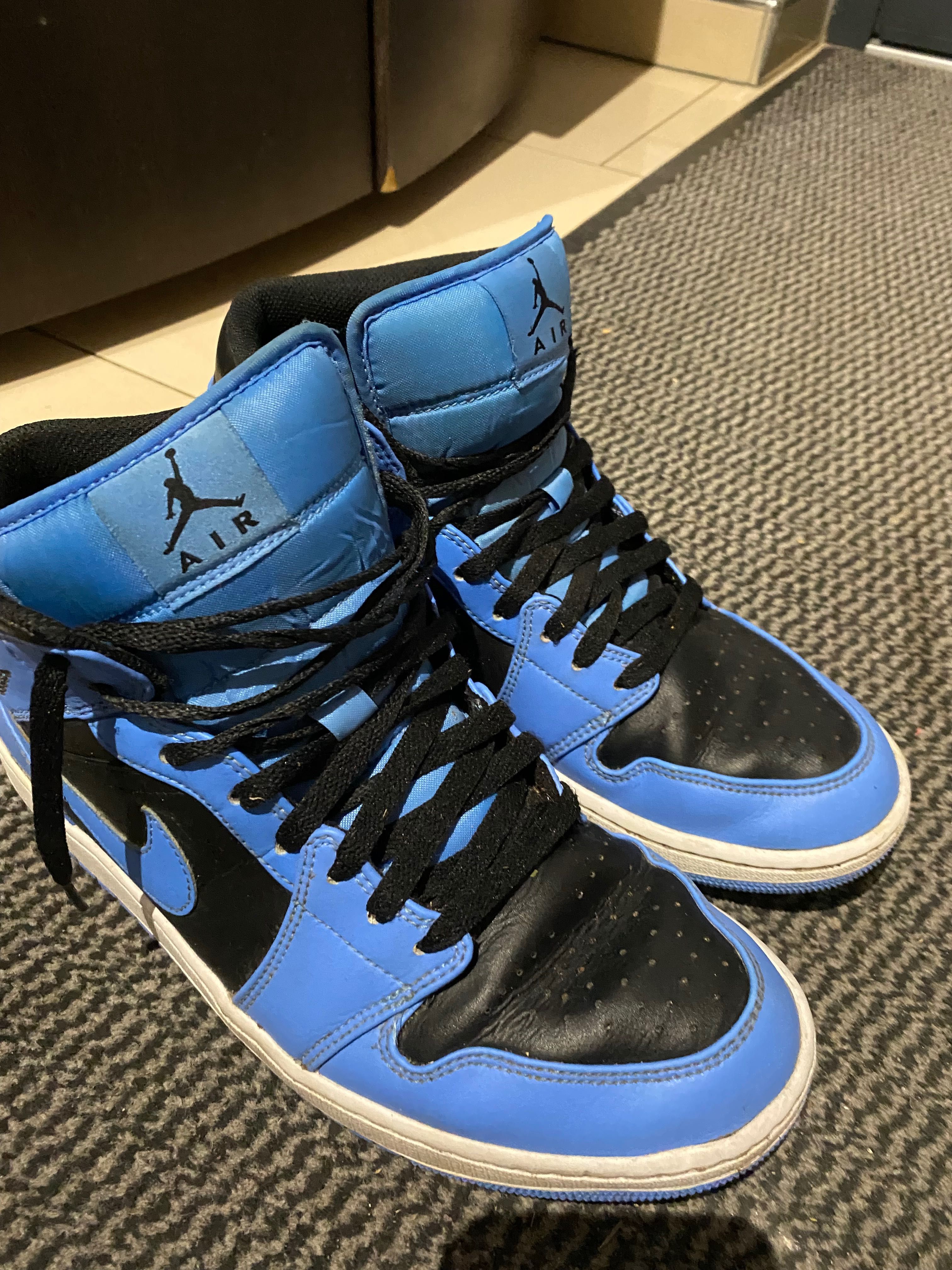 Jordan 1 amid University Blue Black r.44.5