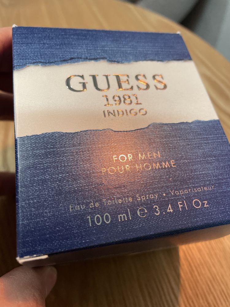 Pudełko po perfumach Guess 1981 Indigo  100 ml