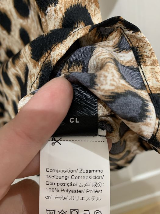 Elegancka modna bluzka damska lampart rozmiar 52 nowa