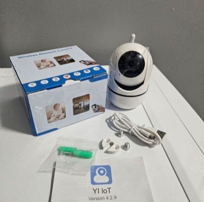 Kamera obrotowa wifi niania elektroniczna