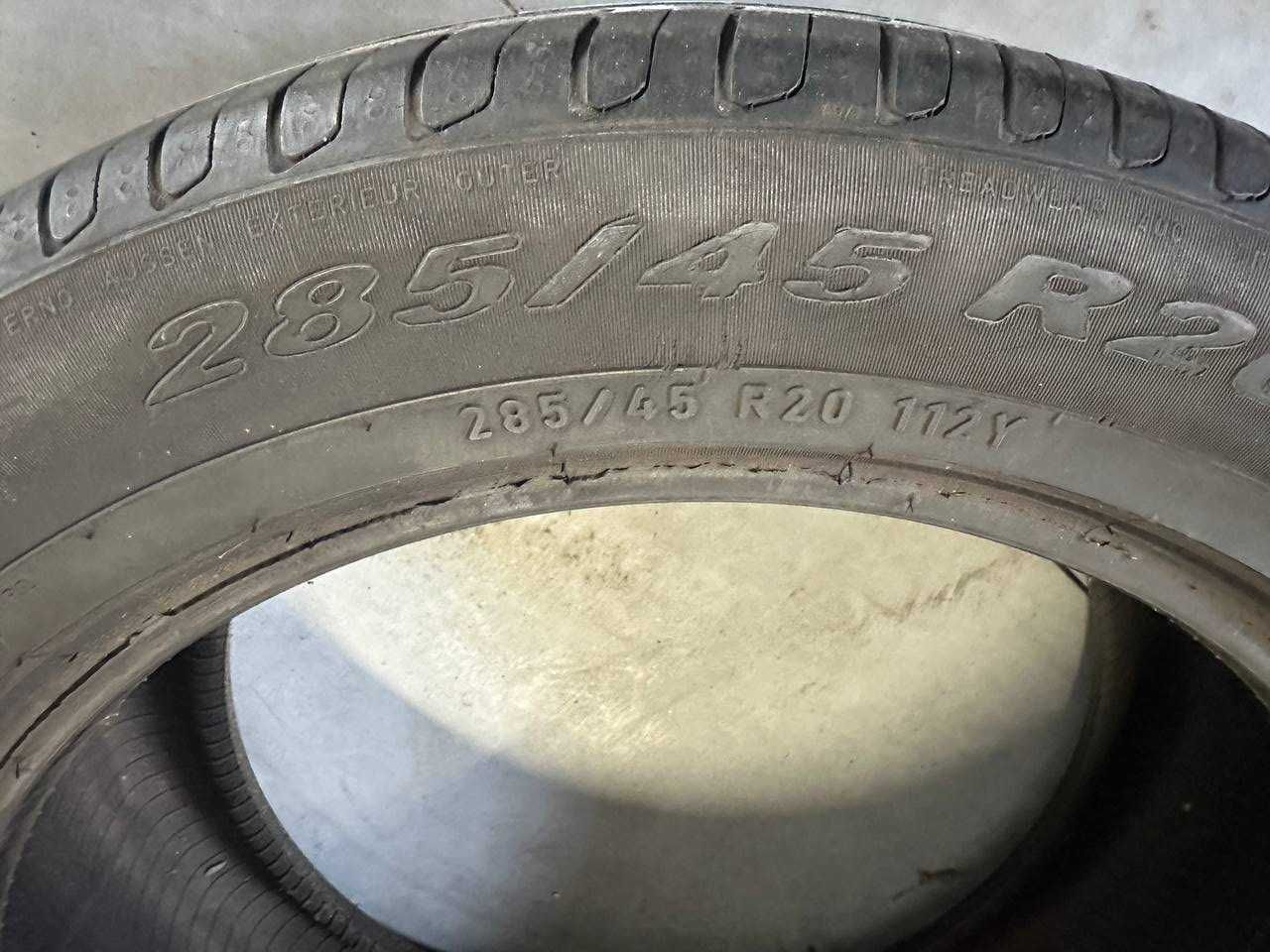 Літні шини Pirelli 285 45 R 20  .  Шины лето  Піреллі