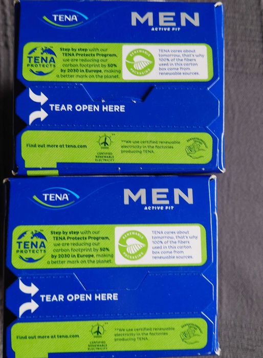 Wkładki TENA Men Active Fit Extra Light 28 szt. (2 x 14)