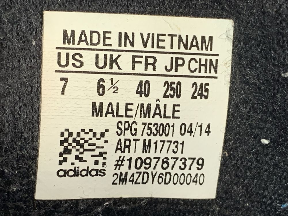 Футзалки, сороконожки Adidas, 40-25см.