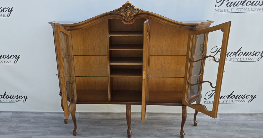 Witryna stylowa Chippendale Serwantka Warrings