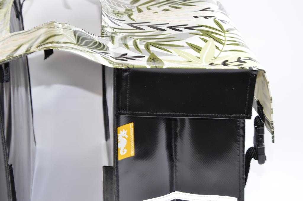 Sakwa Torba rowerowa miejska e bike cargo Clarijs XL 46L PCV forest