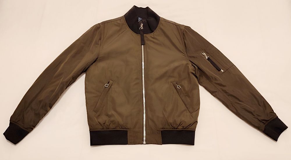 Blusão / Casaco NOVO homem verde militar ZARA