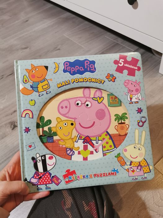 Książka świnka peppa Pig puzzle