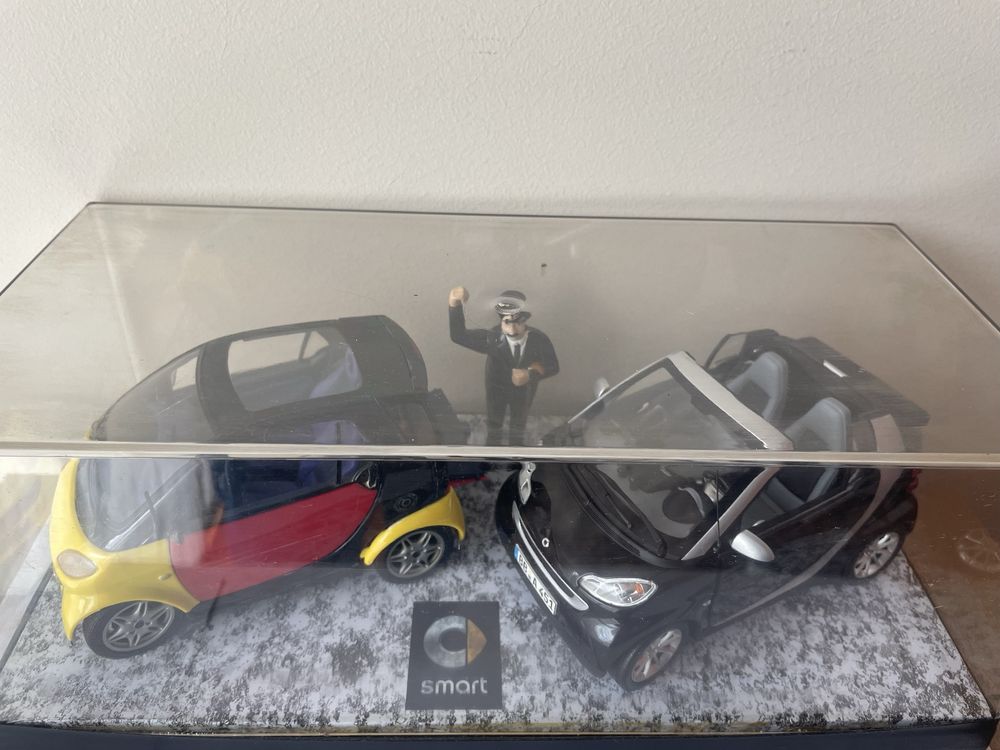 2x Smart Fortwo 1/18