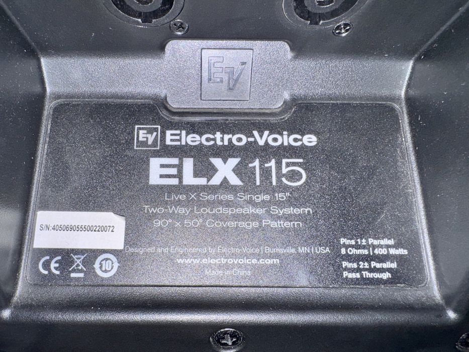 Electro Voice ELX 115 – kolumny pasywne 400W RMS, 8 Ohm