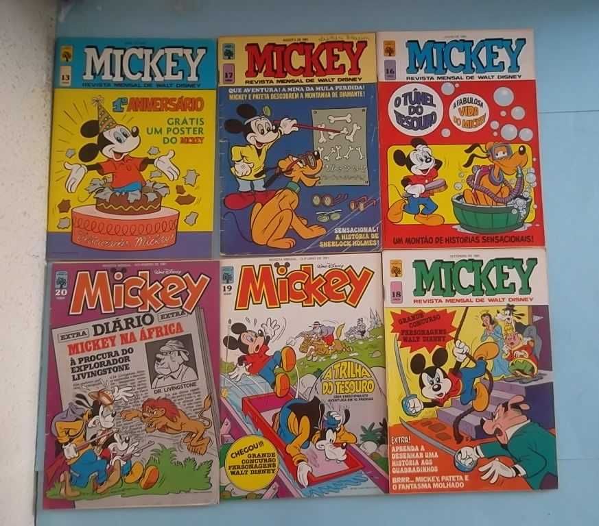 MICKEY : 26 revistas, edição portuguesa, desde o n.º 3