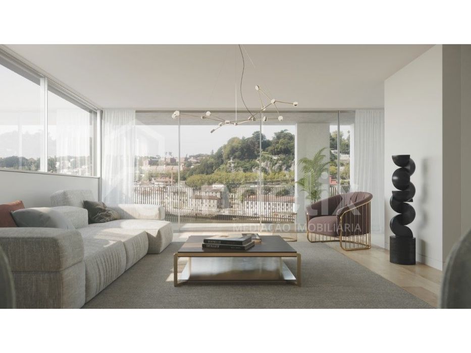 Apartamento T2 novo na margem sul do rio Douro, em Vila Nova de Gaia
