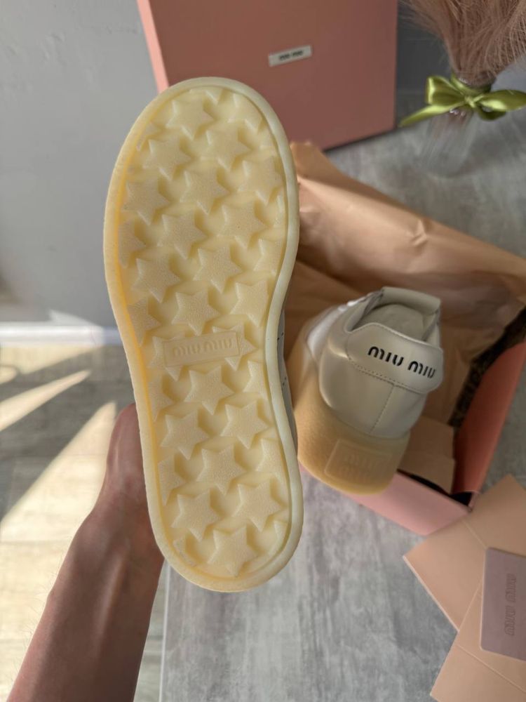 Miu miu кеди, кеды миу миу, кроссовки міу міу