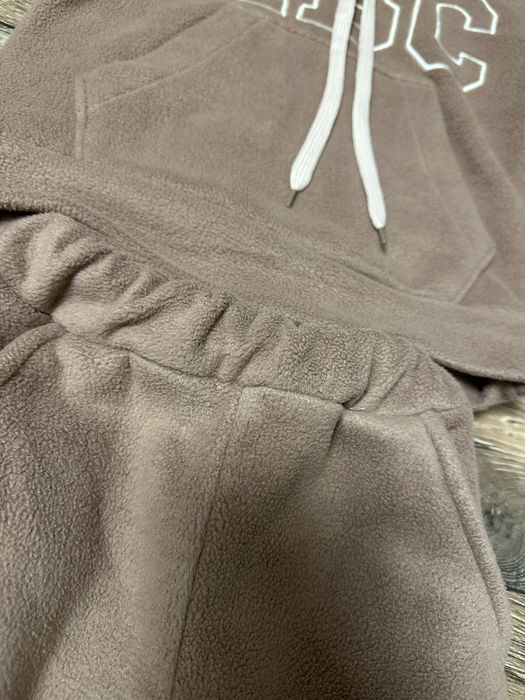 Флисовый костюм беж