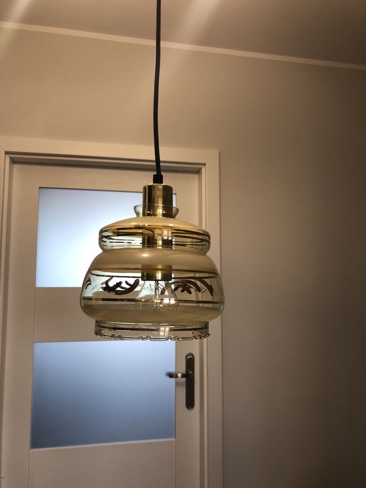 Lampa 2 szt, sufitowa, prl, vintage