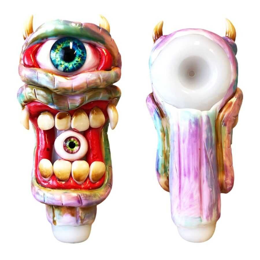 Cachimbo Vidro Monster Edition 15cm