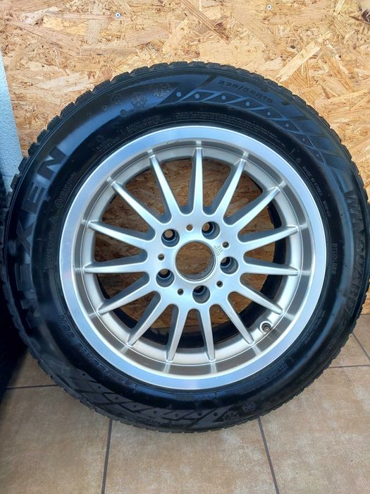 Felgi 5×120 z oponami zimowymi Nexen 225×55 R16