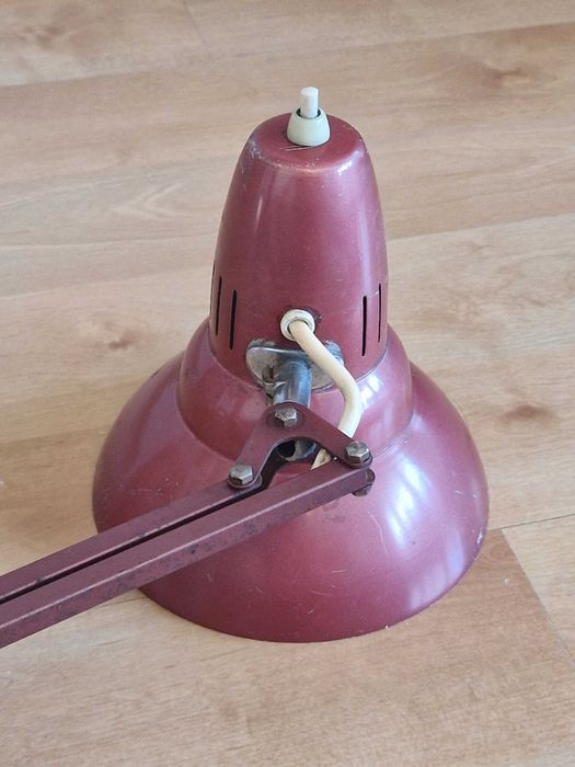 lata 70 Szwedzka lampa retro Architekta E27 60W biurkowa LEDU Type W 3