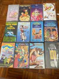 Conjunto de 23 filmes VHS