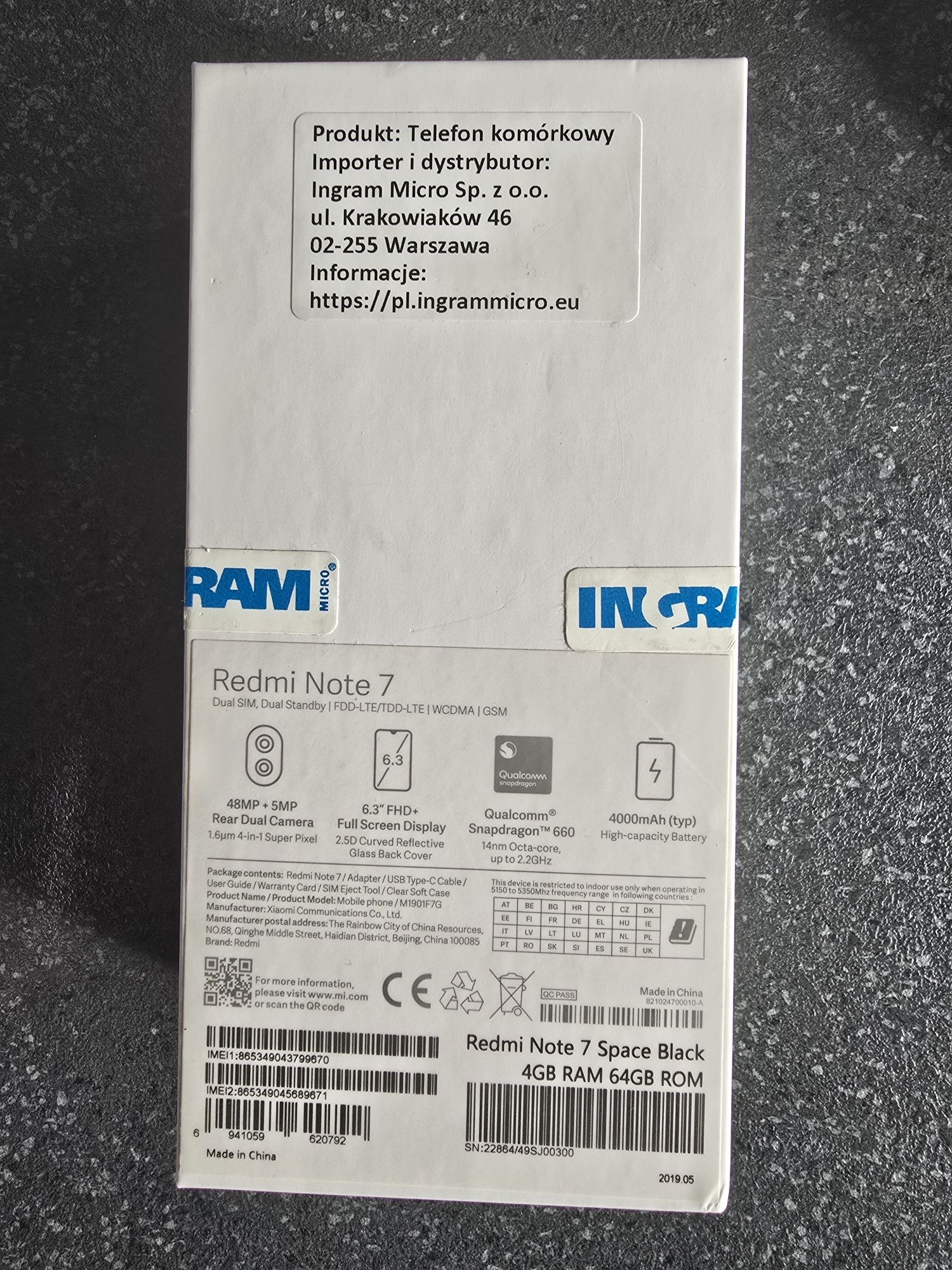 Xiaomi Redmi Note 7 Czarny
