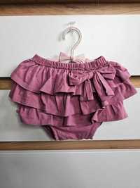 Bloomers liliowy z falbankami rozmiar 98 HAYDI