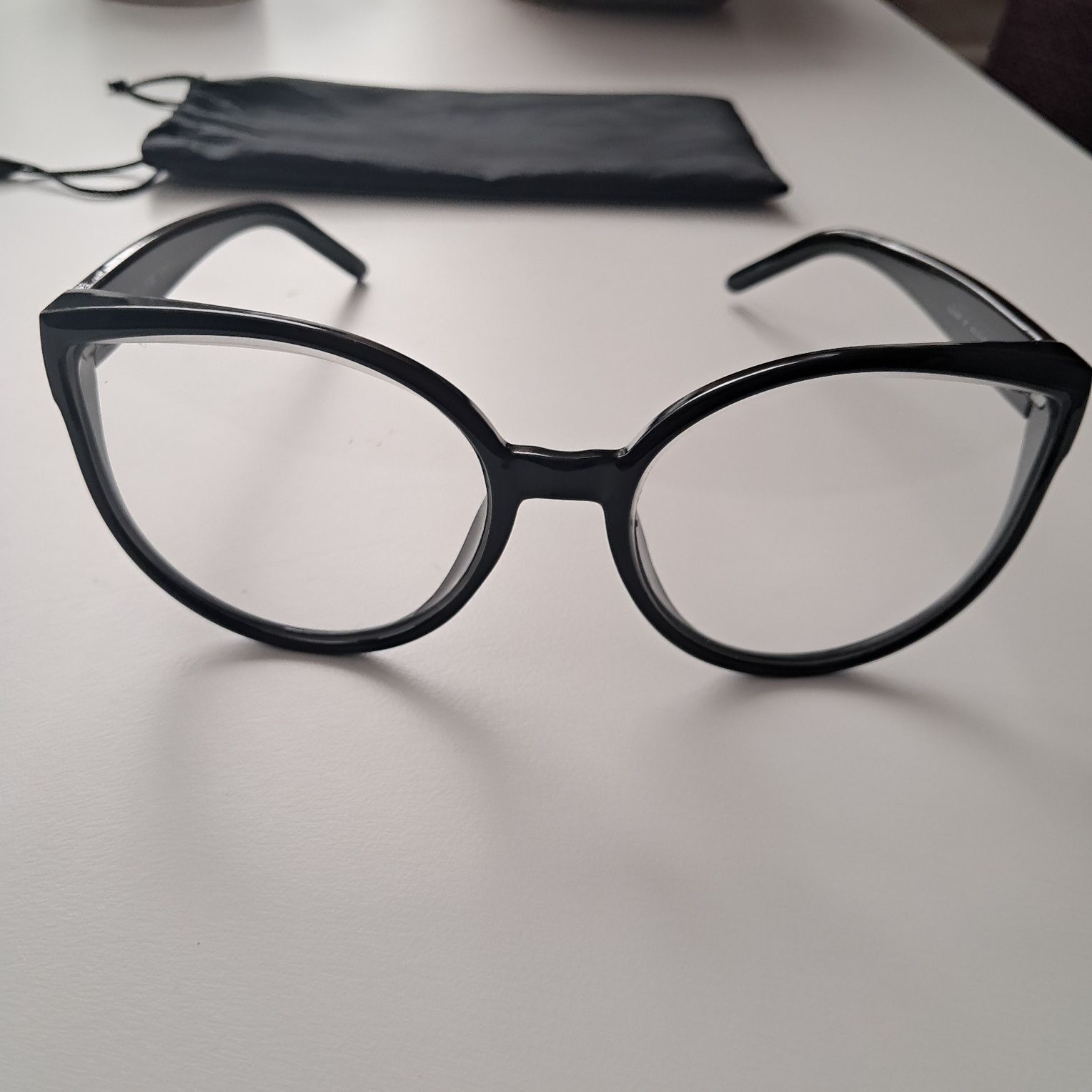 Okulary zerówki czarne