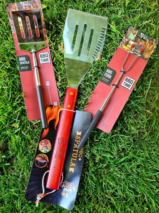 Nowy zestaw do grillowania akcesoria fabrycznie zapakowane