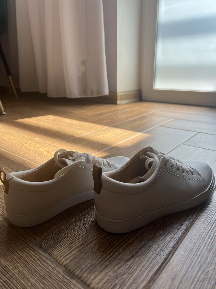 Clarks Sneaker Glove Echo (37р,шкіряні,білі)