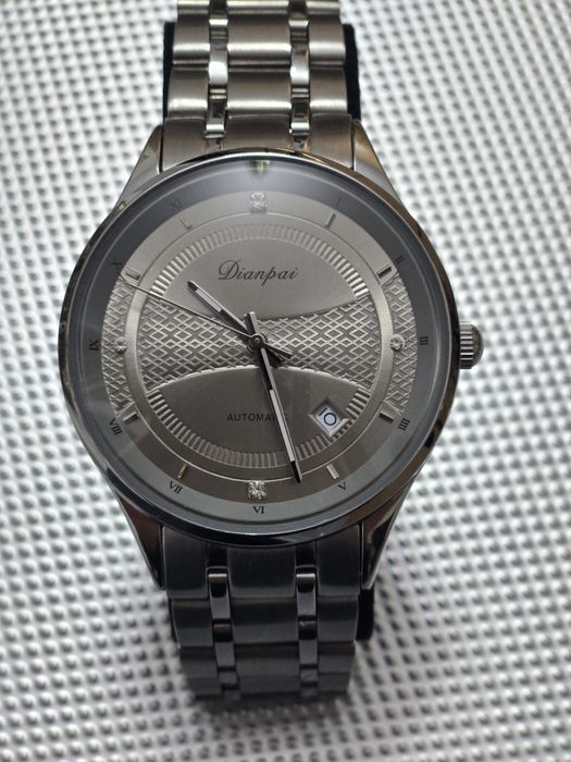 Zegarek męski Dianpai – AUTOMATIC – stalowy, elegancki, minimalistyczn