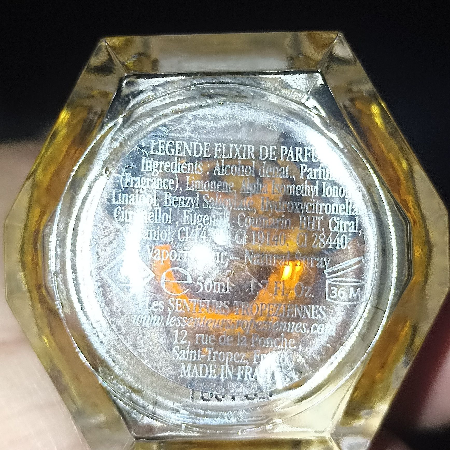 Lėgende Elixir de Parfums 50ml todo novo para senhoras