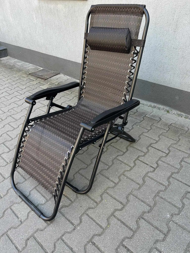 Leżaki ogrodowe brąz