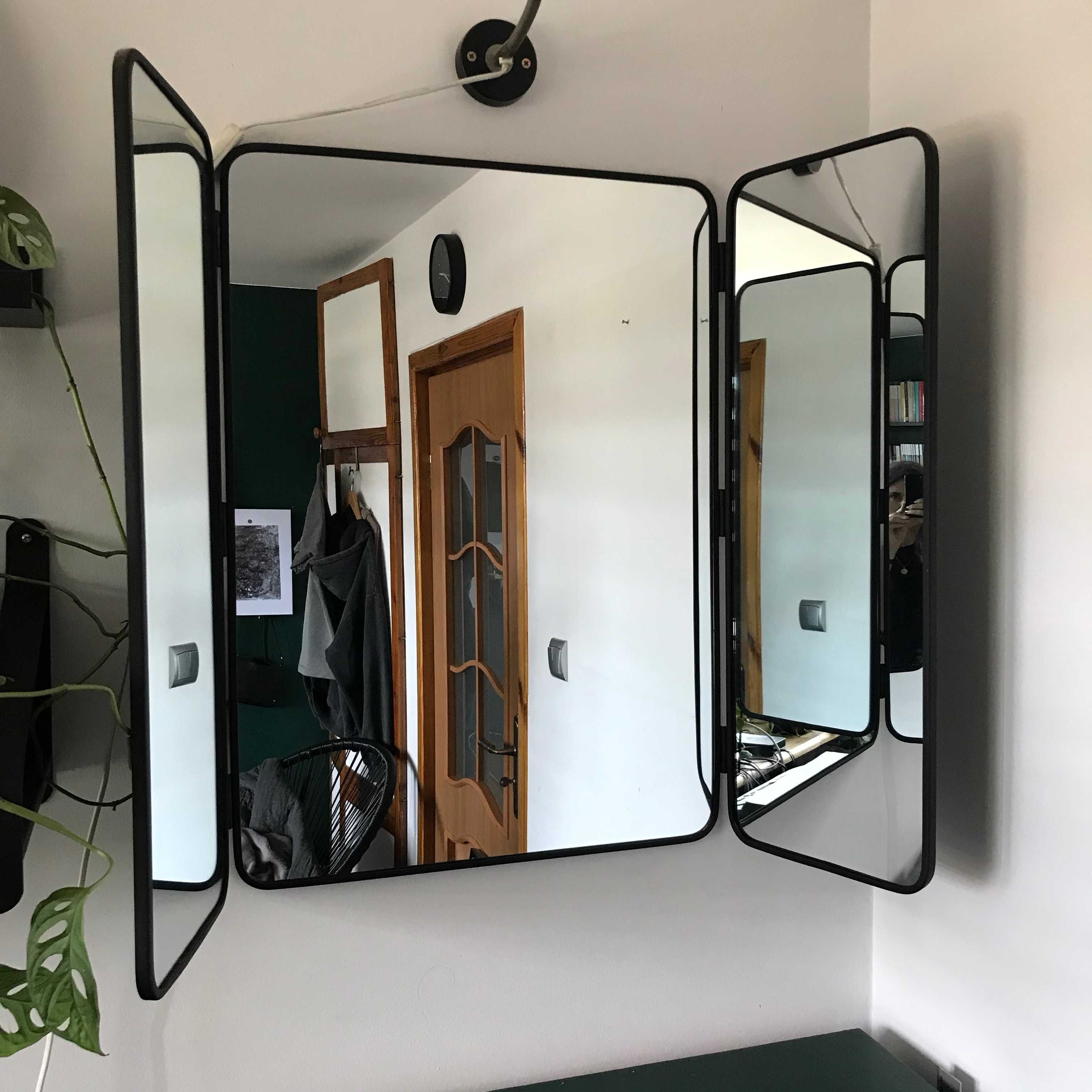 Lustro Zara HOME loft czarne metalowe, NOWE