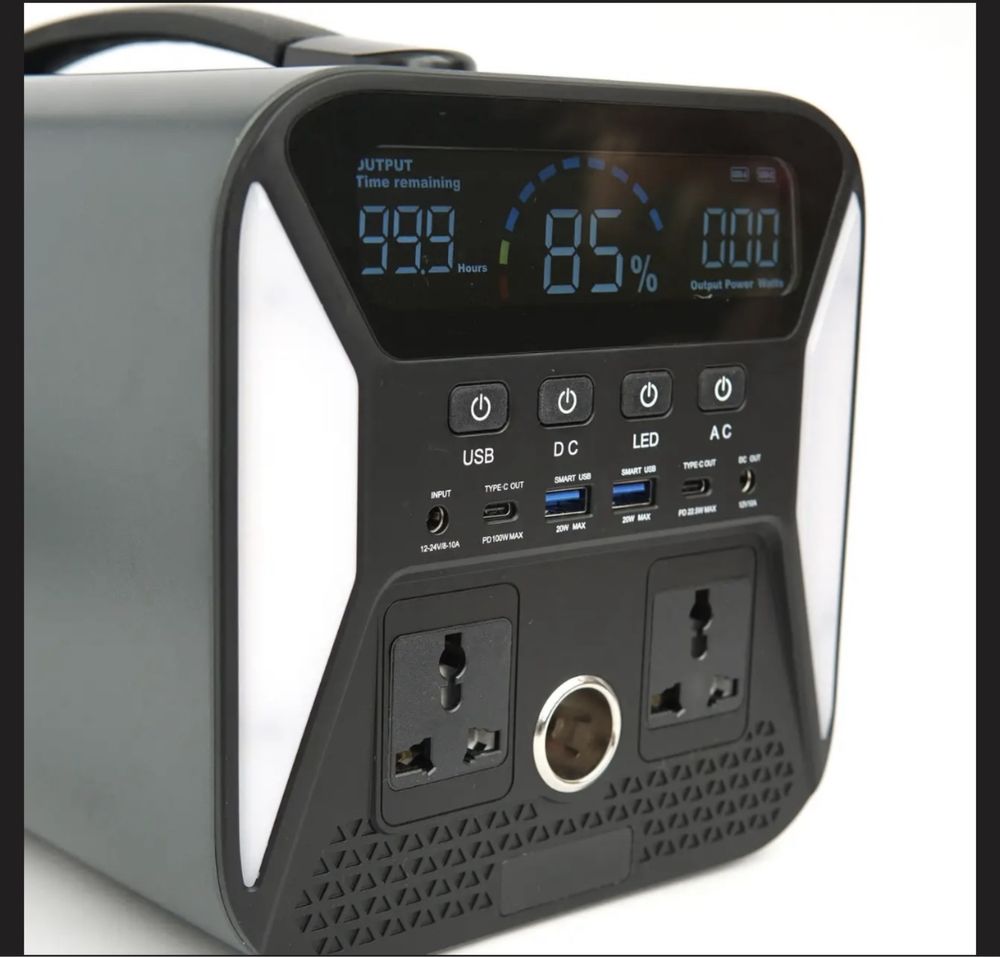 Зарядная станция UA551 тянет ТВ,холодильник,135200mAh,500Wh Ecoflow