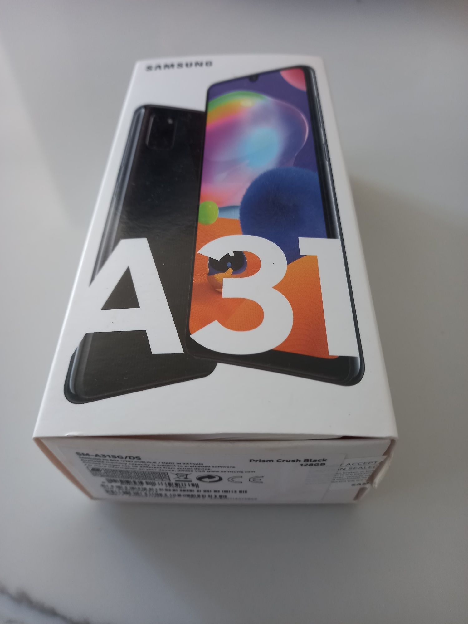 Caixa telemóvel Samsung A31 como nova