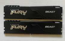 Kingston Fury Beast DDR4 16GB (2x8GB) 3200MHz