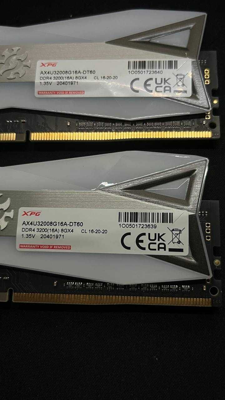Pamięć RAM ADATA XPG Spectrix DT60 RGB 16GB 3200MHz 2 x 8gb