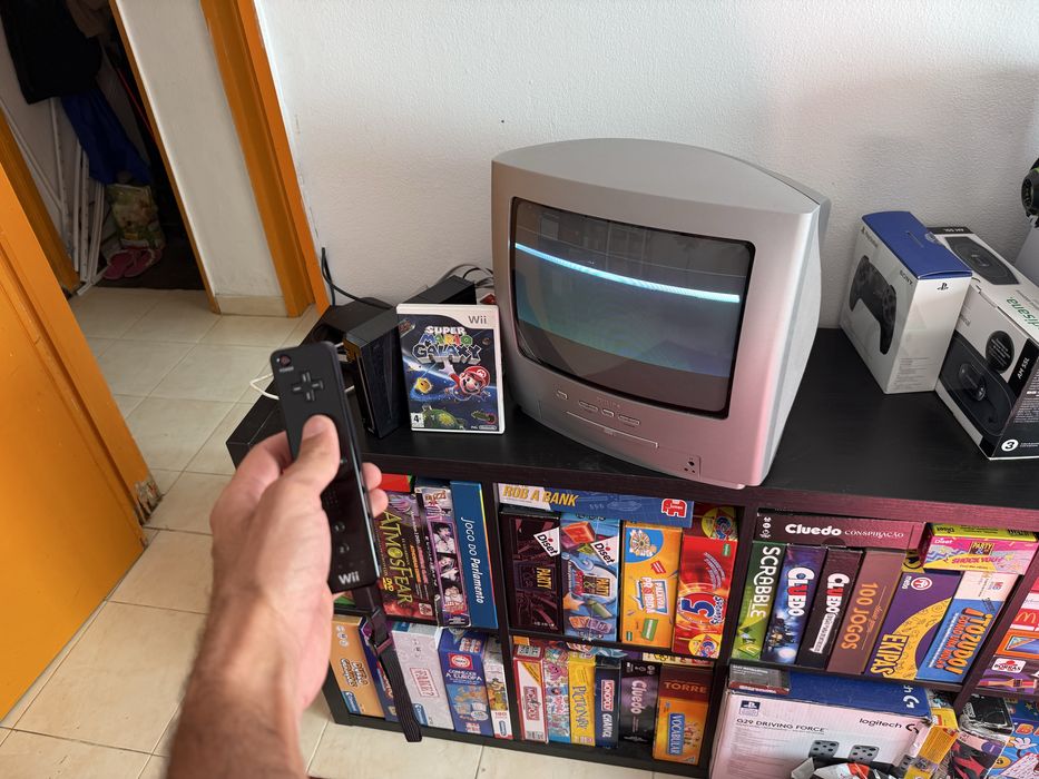 Wii preta com comando