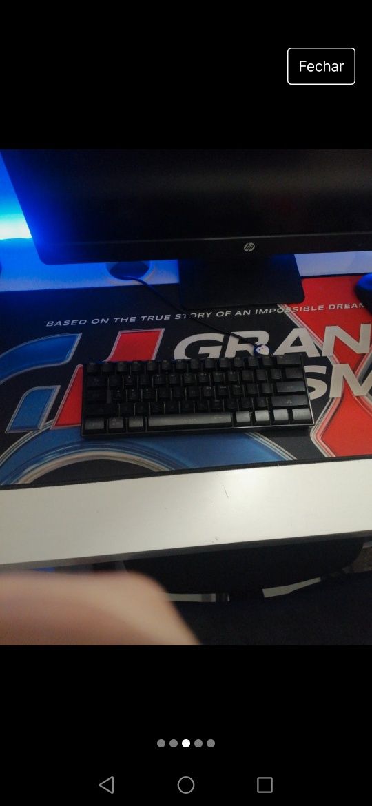 Teclado 60 % rgb