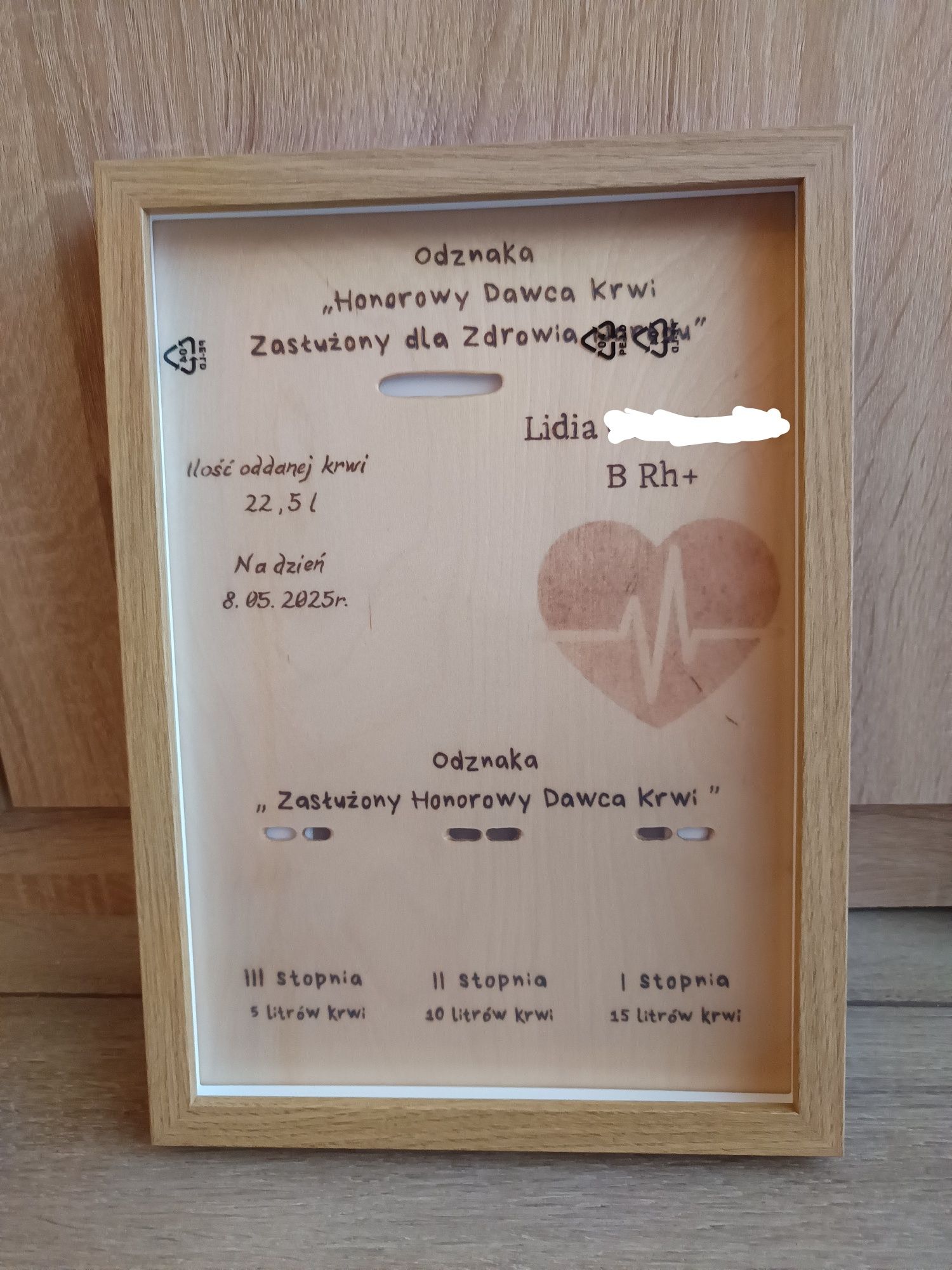 Ekspozytor na odznaki HDK