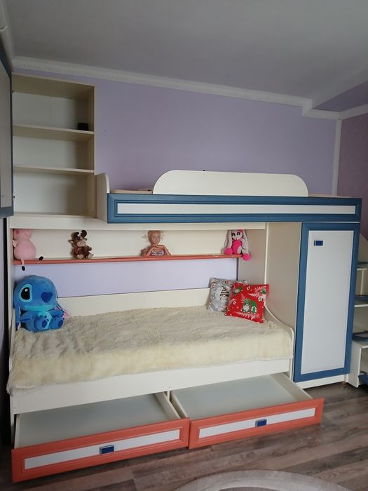 Дитяче двоспальне ліжко в хорошому стані Самовивіз