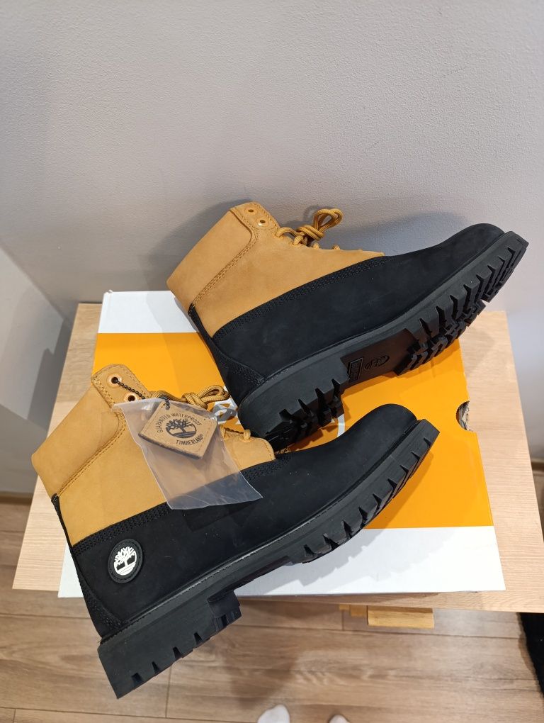 Męskie trapery Timberland 6 IN Premium r.42 nubuk waterproof