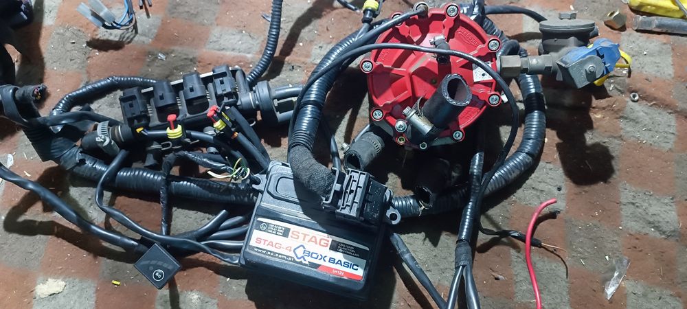 Instalacji gazowej  sekwencji LPG Stag Qbox plus Next, basic, gofast