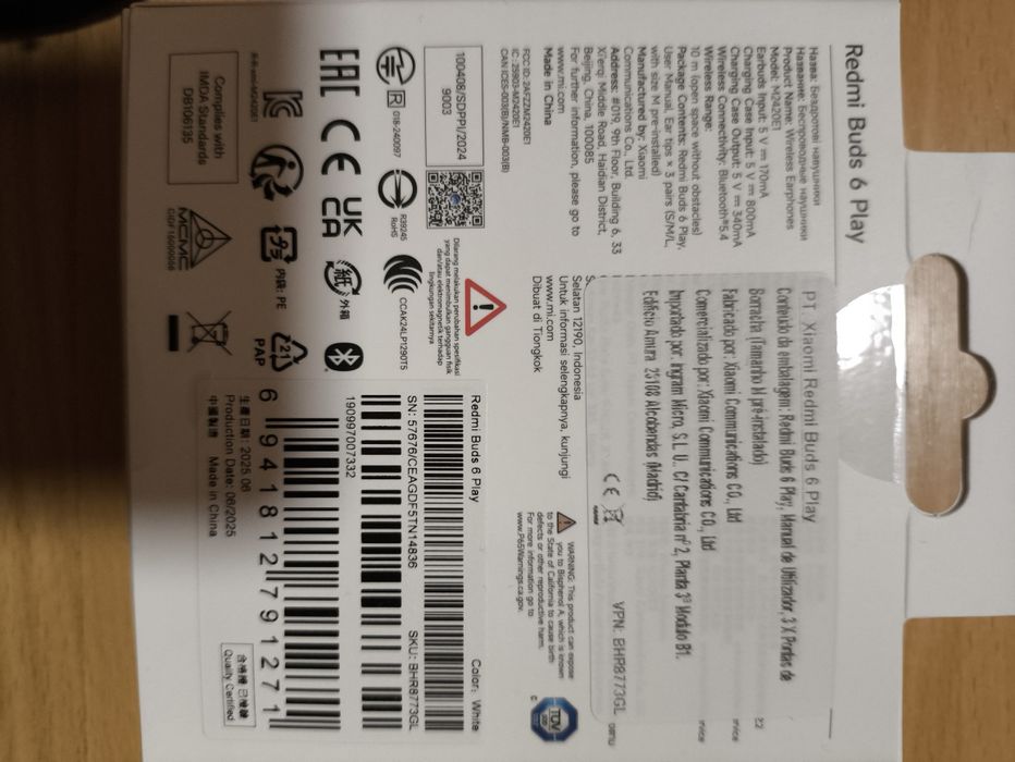 Redmi Buds 6 Play (Earbuds)