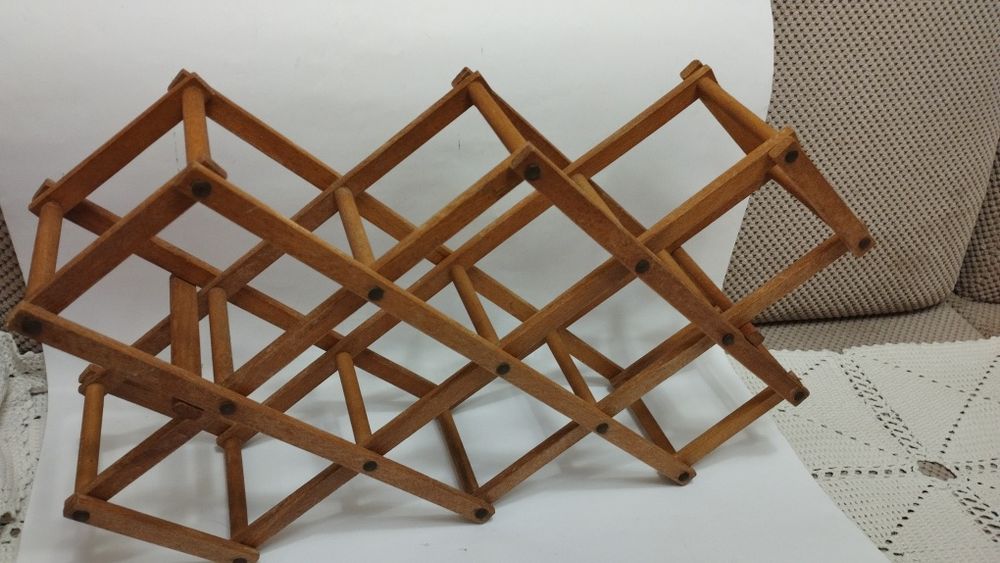 Підставка під вино.Вінтаж.Розкладна підставка.