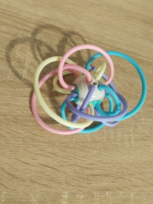 Kula piłka gryzak do nauki chwytania sensoryczny dla niemowląt