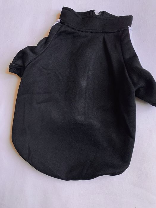 Kurtka bejsbolówka dla psa z polaru XL, Black/Czarns