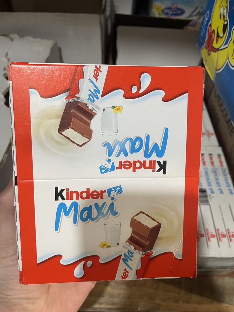 Шоколад Киндер Макси 21 грамм / батончики Kinder Maxi