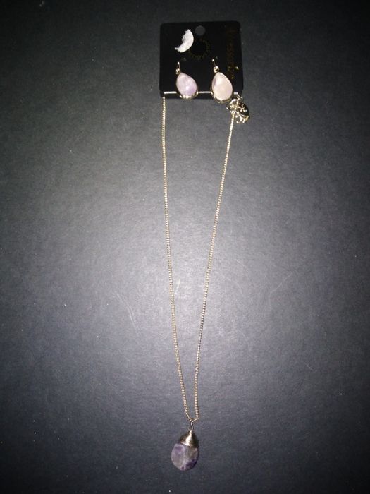 Conjuntos bijuteria, colar / fio + brincos, NOVOS (várias marcas)