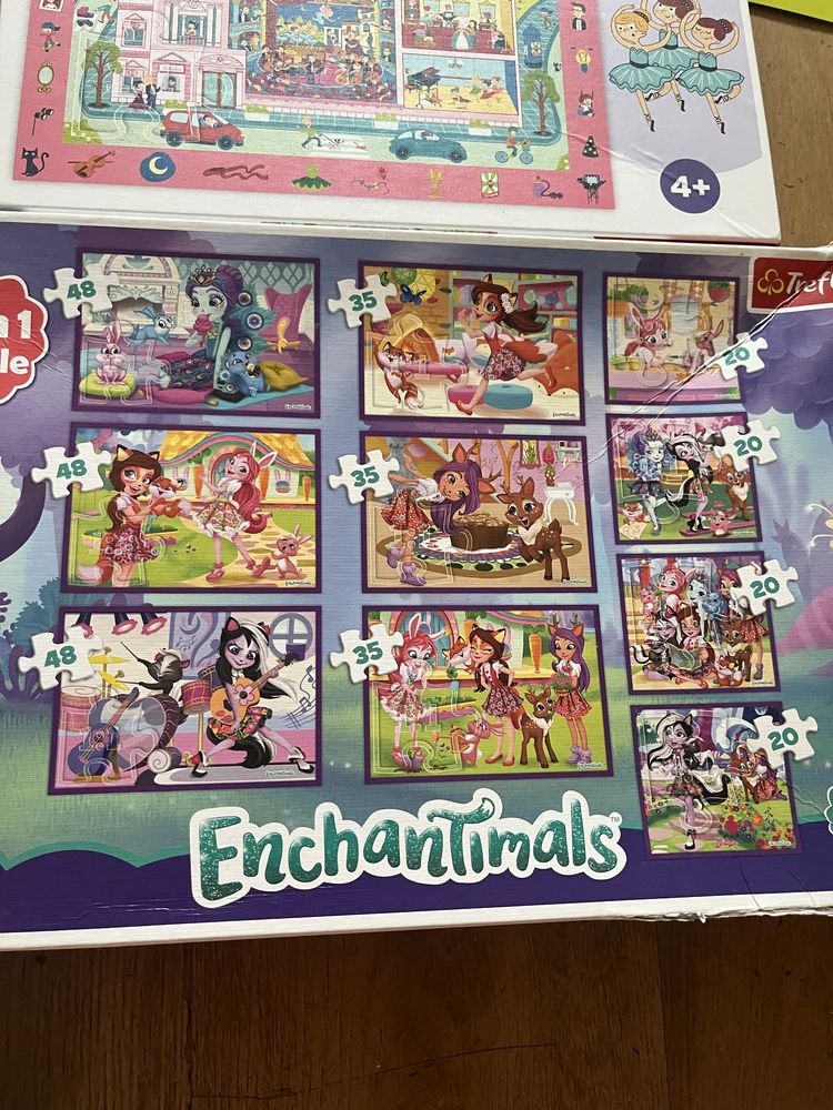 Zestaw puzzli dziewczynka